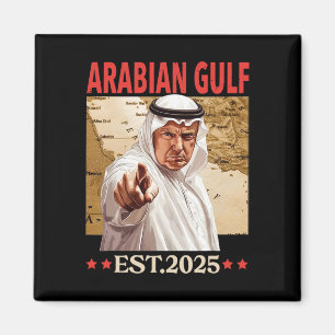 Retro Arabian Gulf Gulf Of Arabia Persian Gulf Fun Magnet