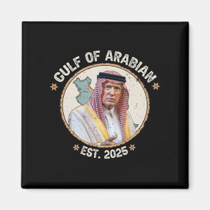 Retro Arabian Gulf Gulf Of Arabia Persian Gulf Fun Magnet