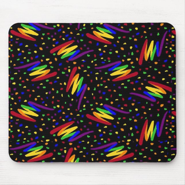 Retro Arcade Carpet Non Slip Mousepad #1-3 (Front)