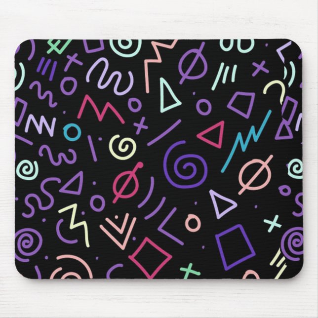 Retro Arcade Carpet Non Slip Mousepad #2-1 (Front)