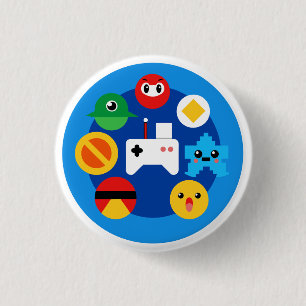 Retro Arcade Fun 3 Cm Round Badge