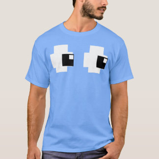 Retro Arcade Game Ghost Eyes Halloween Group Costu T-Shirt
