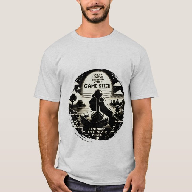 Retro Arcade Gamer T-Shirt  (Front)