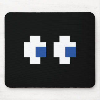 Retro Arcade Gaming Halloween Ghost Partner Group Mouse Mat