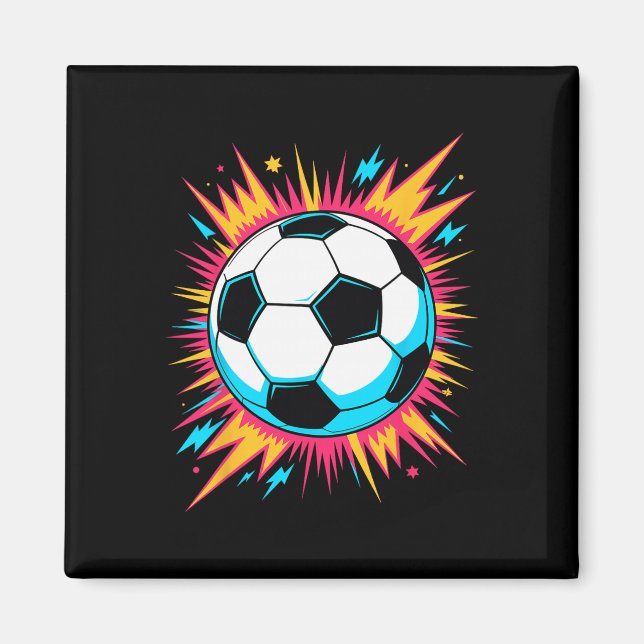 Retro Arcade Soccer Ll  Magnet (Front)