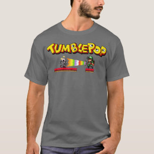RETRO ARCADE TUMBLEPOP PIXEL ART ILLUSTRATION T-Shirt