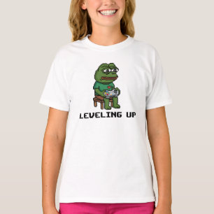 Retro Arcade Video Game Controller Gamer Frog T-Shirt