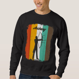 Retro Archer  For Archery Lovers Sweatshirt
