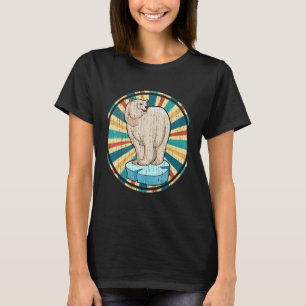 Retro Arctic Animal Polar Bear T-Shirt