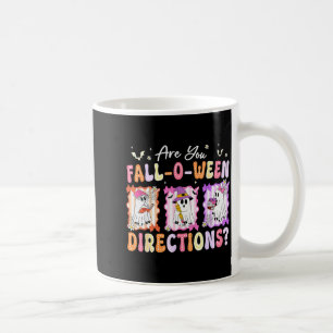 Retro Are You Fall O Ween Directions Teacher Hallo Coffee Mug