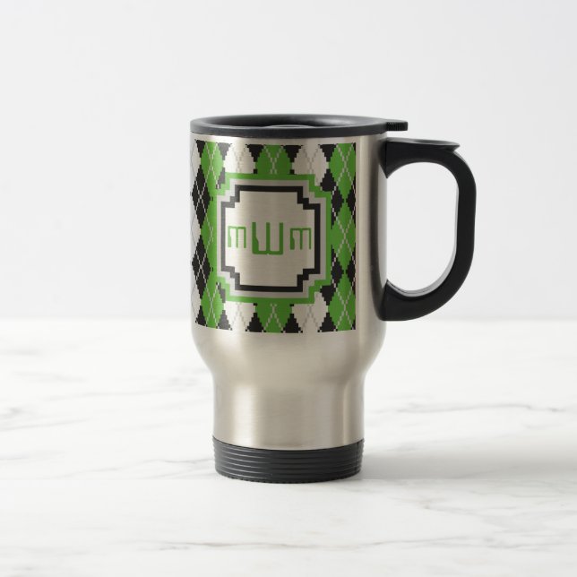 Retro Argyle Mug (Right)
