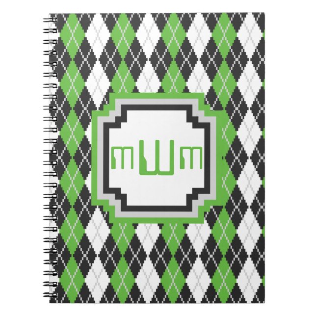 Retro Argyle Notebook (Front)