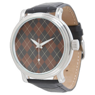 Retro Argyle Watch