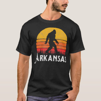 Retro Arkansas Silhouette Sun  Believe  T-Shirt