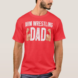 Retro Arm Wrestling Dad Sports Power Gift 5225  T-Shirt