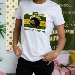 Retro Art Camera Photo Frame Cute Graduate Trendy T-Shirt