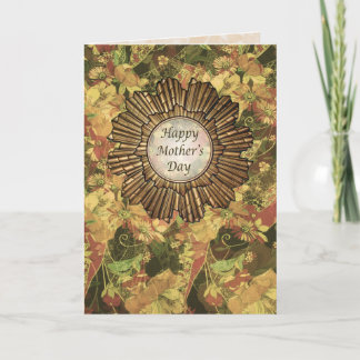 Retro Art Deco Happy Mothers Day Card
