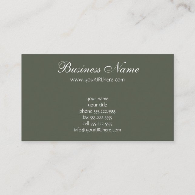 Retro Art Deco Jazz Brown Autumn Curve Pattern Business Card (Front)