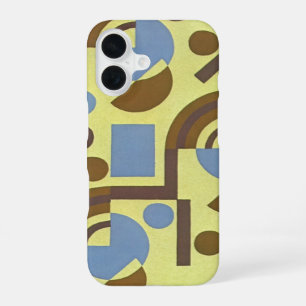 Retro Art Deco Jazz, Circles, Arches Arch Patterns iPhone 16 Case