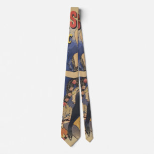 Retro Art Nouveau, Spanish Flamenco Dancer Tie