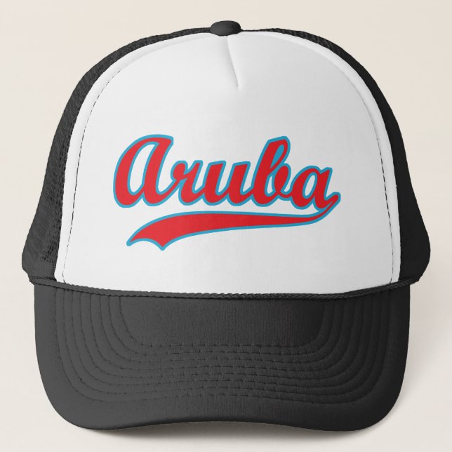 Retro Aruba Trucker Hat (Front)