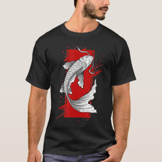 Retro Asian Koi Fish Traditional Japaneses T-Shirt