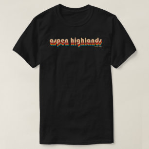 Retro Aspen Highlands Ski Adventure T-Shirt
