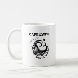 Retro Astrological Sign - Capricorn Infant T-shirt Coffee Mug