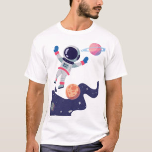 Retro Astronaut – Space Adventure T-Shirt