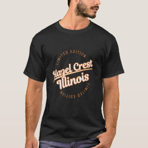 Retro Athletic Hazel Crest IL Apparel T-Shirt
