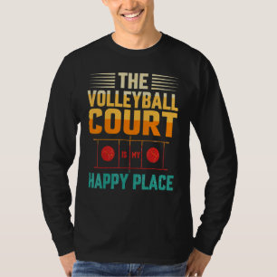 Retro Athletic Volleyball Team Sport Net Spike 2 T-Shirt