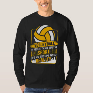 Retro Athletic Volleyball Team Sport Net Spike 47 T-Shirt