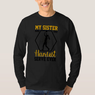Retro Athletic Volleyball Team Sport Net Spike 6 T-Shirt