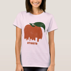 Retro Atlanta Skyline-Women T-Shirt