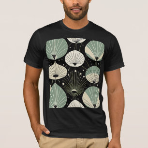 Retro Atomic Age Geometric Modern Pattern T-Shirt