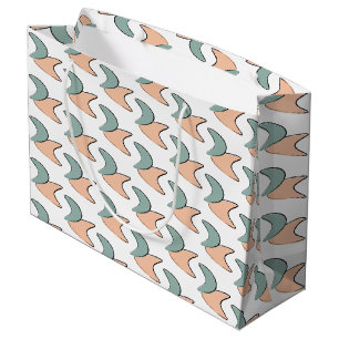 Retro Atomic Art Crescents Pattern Gift Bag