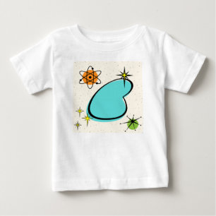 Retro Atomic Boomerang and Starbursts T-Shirt