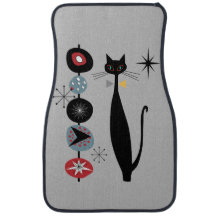 Retro Atomic Era Mid Century Modern Cool Cat