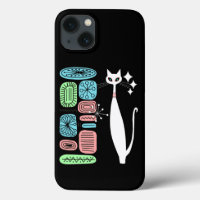 Retro Atomic Era Mid Century Modern Cool Cat