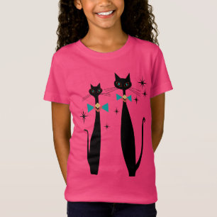 Retro Atomic Era Mid Century Modern MCM Cool Cat T-Shirt