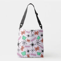 Retro Atomic MCM Pink Orange Green Black