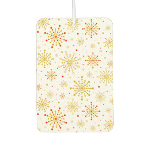 Retro Atomic Mid-Century Mod Design Car Air Freshener