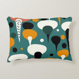 Retro Atomic Mushroom Pillow