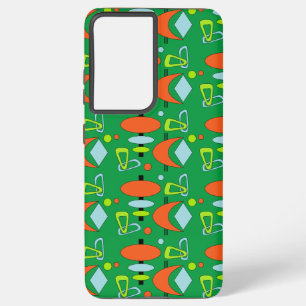 Retro Atomic Shapes Samsung Galaxy Case