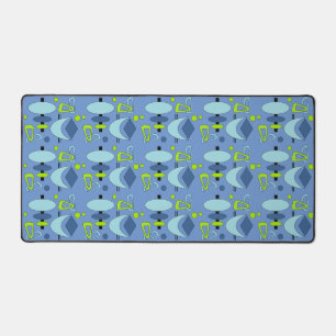 Retro Atomic Shapes Samsung Galaxy Case Desk Mat