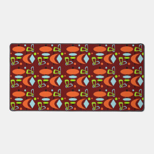 Retro Atomic Shapes Samsung Galaxy Case Desk Mat