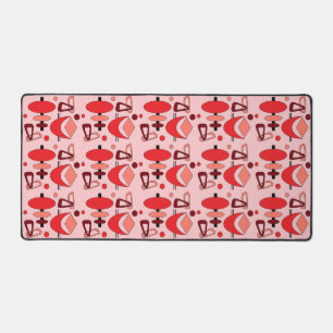 Retro Atomic Shapes Samsung Galaxy Case Desk Mat