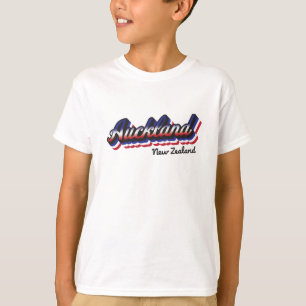 Retro Auckland New Zealand Kids T-Shirt