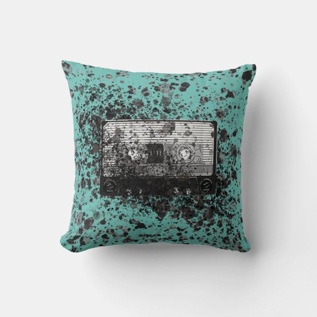 Retro Audio Cassette Cushion (Front)