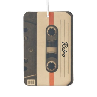 Retro Audio Cassette Custom Name Car Air Freshener